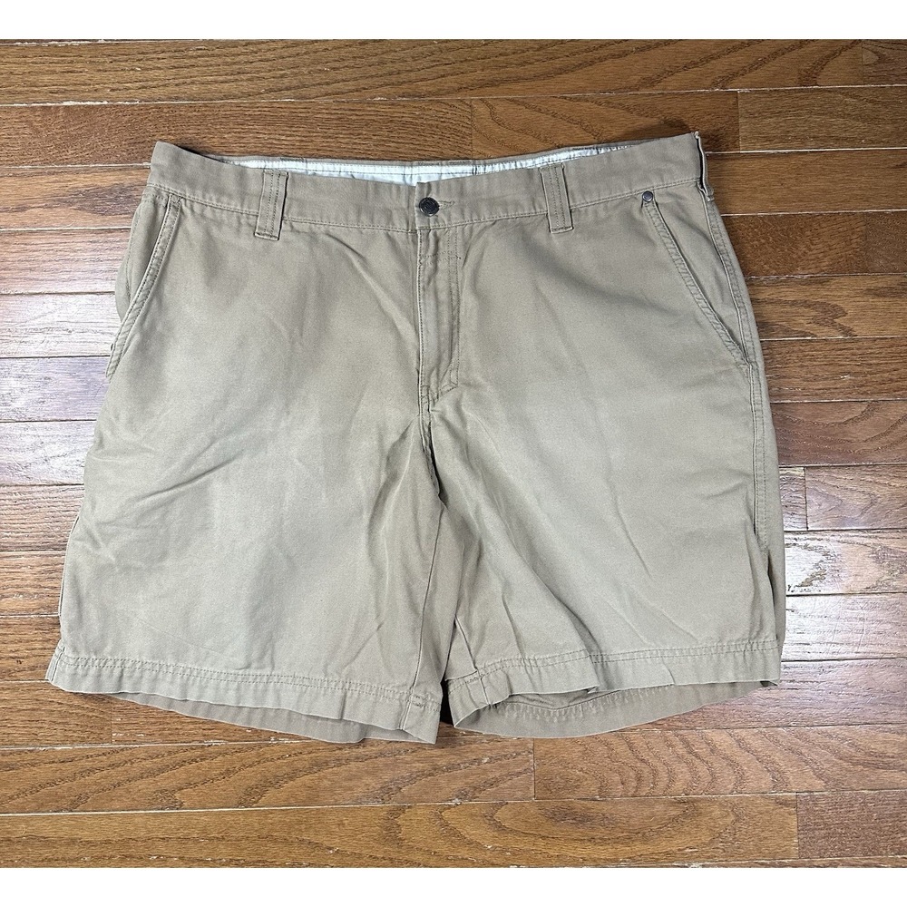 Columbia ROC Short Men's 38 Cargo Rugged Outdoor Chino Tan Khaki Cotton